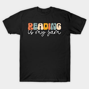 ny Book s For Bookworms Reading Is My Jam T-Shirt